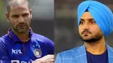 Harbhajan Singh and Shikhar