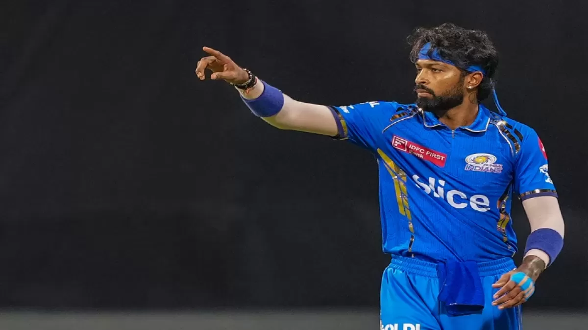 Hardik Pandya has been fined Rs 12 lakh for slow over-rate against Gujarat Titans