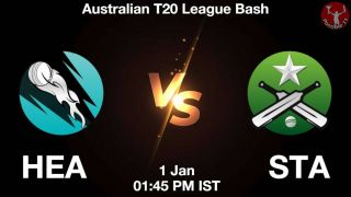 HEA vs STA Match Dream11 Prediction in Hindi, BBL, 19 Match, Playing 11, Fantasy Tips