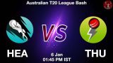 HEA vs THU Match