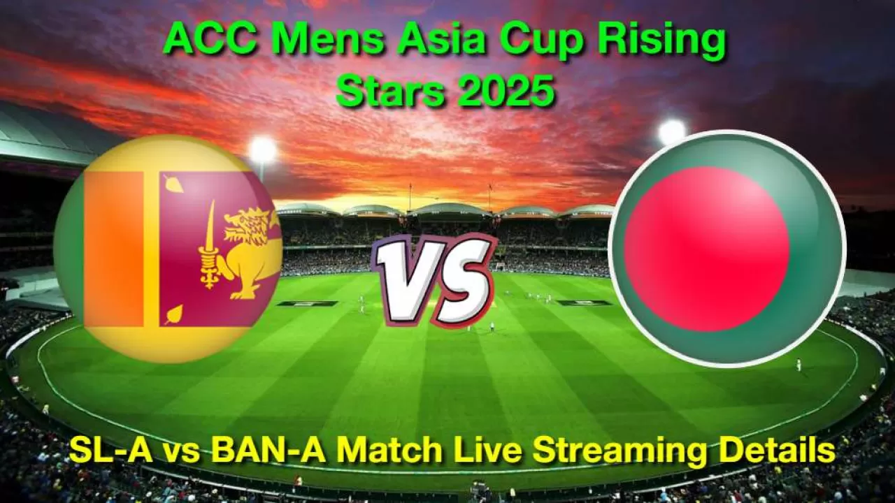 SL-A vs BAN-A मैच 12, लाइव स्ट्रीमिंग और टेलीकास्ट, 19 नवंबर, 2025 कैसे देखें