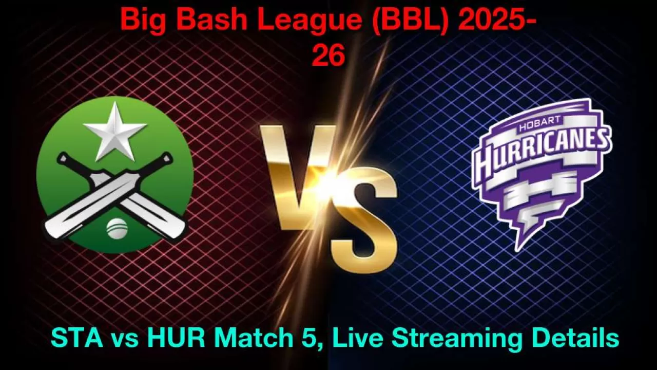STA vs HUR मैच 5, लाइव स्ट्रीमिंग और टेलीकास्ट कैसे देखें, 18 दिसंबर, 2025