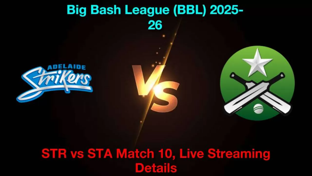 STR vs STA मैच 10, लाइव स्ट्रीमिंग और टेलीकास्ट कैसे देखें, 23 दिसंबर, 2025