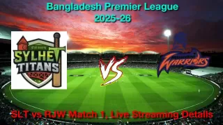 How to Watch Sylhet vs Rajshahi Match 1, Live Streaming and Telecast, Dec 26, 2025
