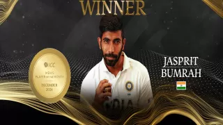 ICC Mens Player of the Month for december 2024