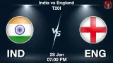 IND vs ENG Dream11