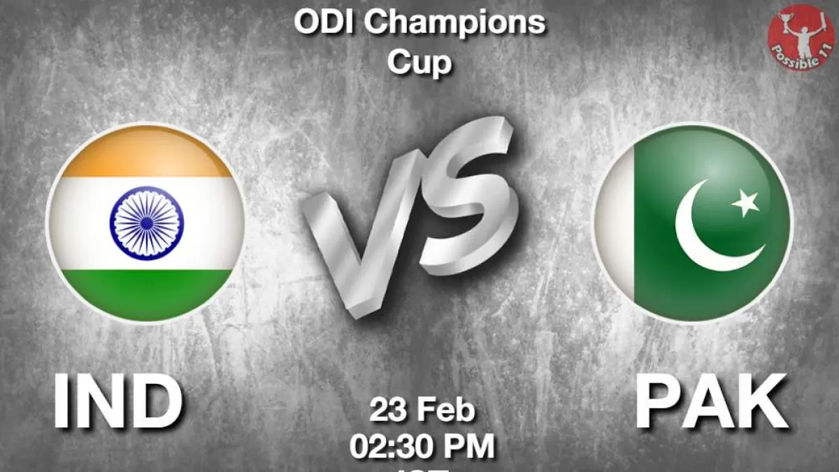 IND vs PAK Dream11 Prediction in Hindi, Champions Trophy 2025 5th Match