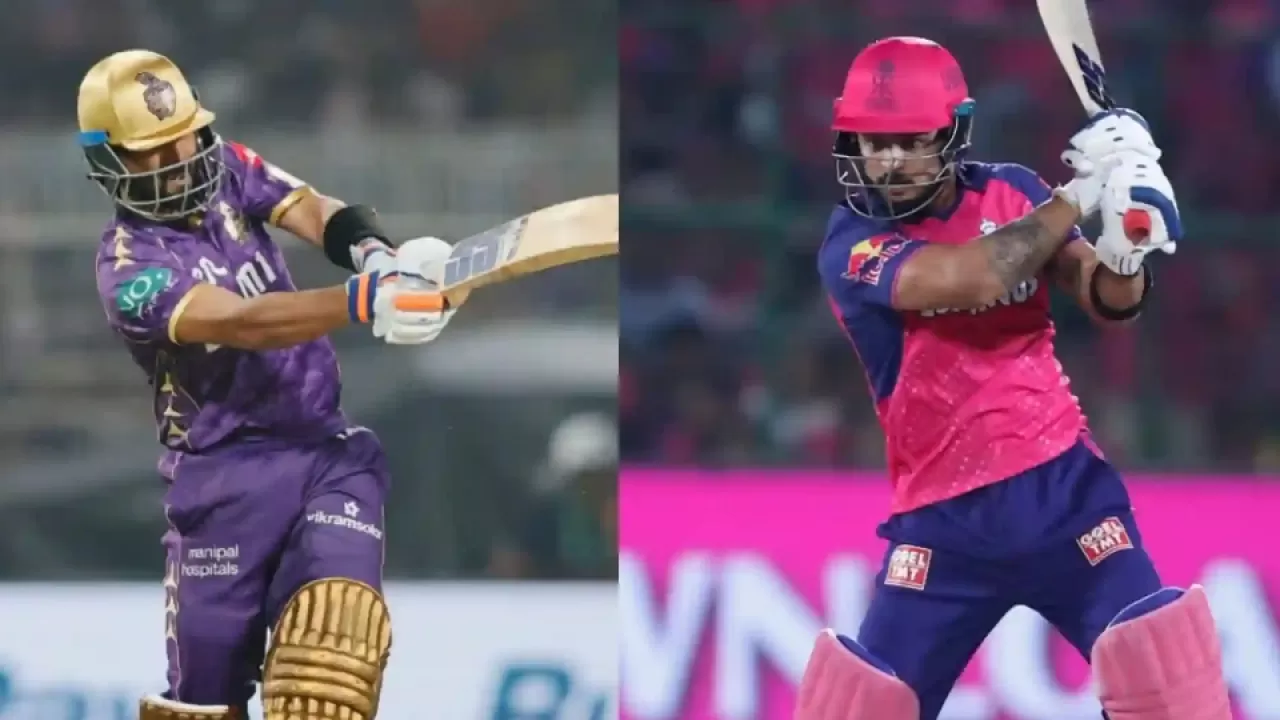 KOL vs RR Dream11 Team: IPL 2025 के 53वें मैच के 3 सर्वश्रेष्ठ कप्तान या उप-कप्तान विकल्प