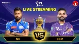 MI vs KKR Live