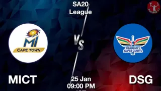 MICT vs DSG Dream11 Prediction In Hindi, SA20, 20th Match, Playing 11, Fantasy Tips