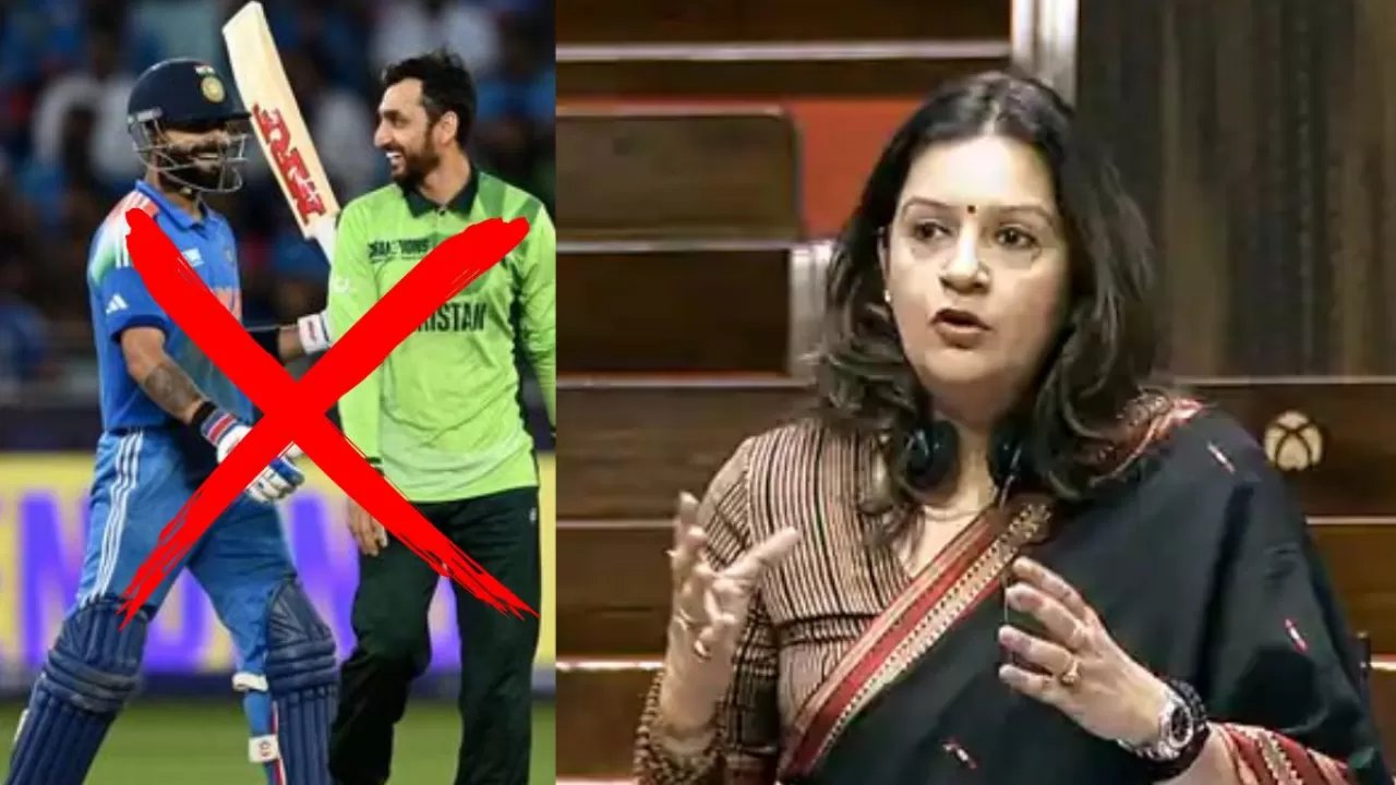 MP Priyanka Chaturvedi Demands Ban on Live Broadcast of IND vs PAK Match 