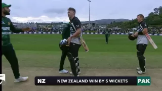 NZ vs PAK 2nd T20I Match Highlights: New Zealand won by 5 wkts