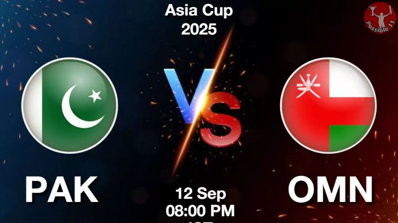 PAK vs OMN Match Prediction in Hindi, Asia Cup 2025, Playing 11, Pitch Report