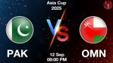 PAK vs OMN Match