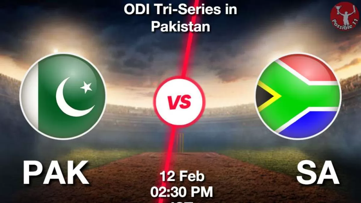 PAK vs SA Dream11 Prediction in Hindi, Tri-Series, 3rd ODI Match, Playing 11