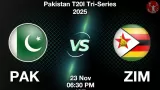PAK vs ZIM Match