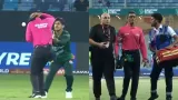 Pakistani wicket keeper hit