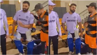 Rohit Sharma Teases UAE Net Bowler After Impressive Net Session