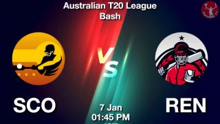 SCO vs REN Match Dream11 Prediction in Hindi, BBL, 26 Match, Playing 11, Fantasy Tips