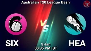 SIX vs HEA Match Dream11 Prediction in Hindi, BBL, 21 Match, Playing 11, Fantasy Tips
