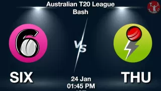 SIX vs THU Match Dream11 Prediction in Hindi, BBL, Challenger  Match, Playing 11, Fantasy Tips