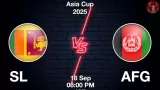 SL vs AFG Match