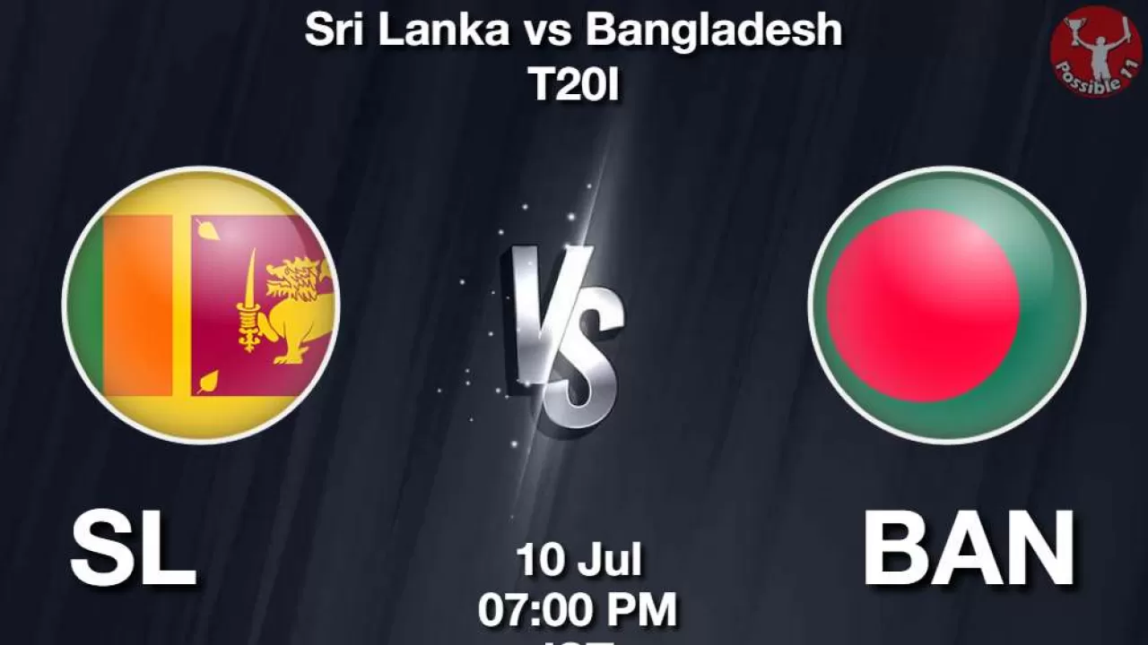 SL vs BAN Dream11 Prediction in Hindi, 1st T20, Playing 11, Pitch Report