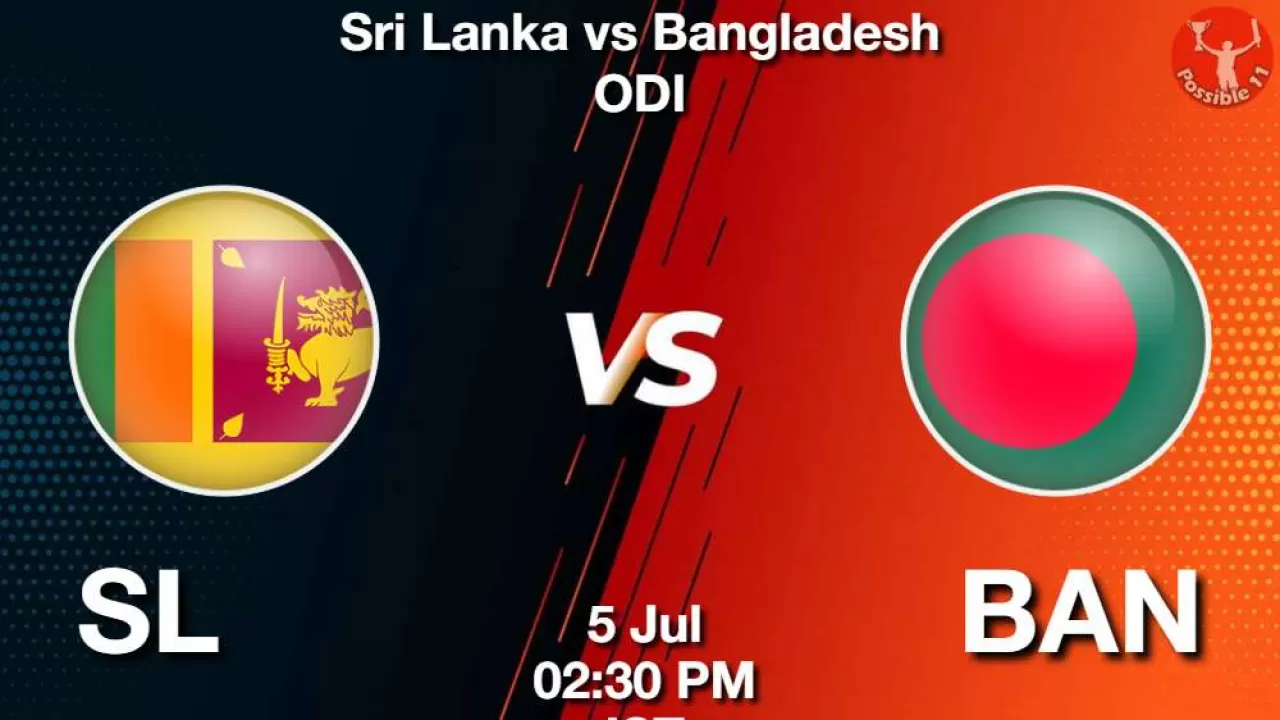 SL vs BAN Dream11 Prediction in Hindi, 2nd ODI, Playing 11, Pitch Report