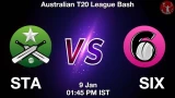 STA vs SIX Match