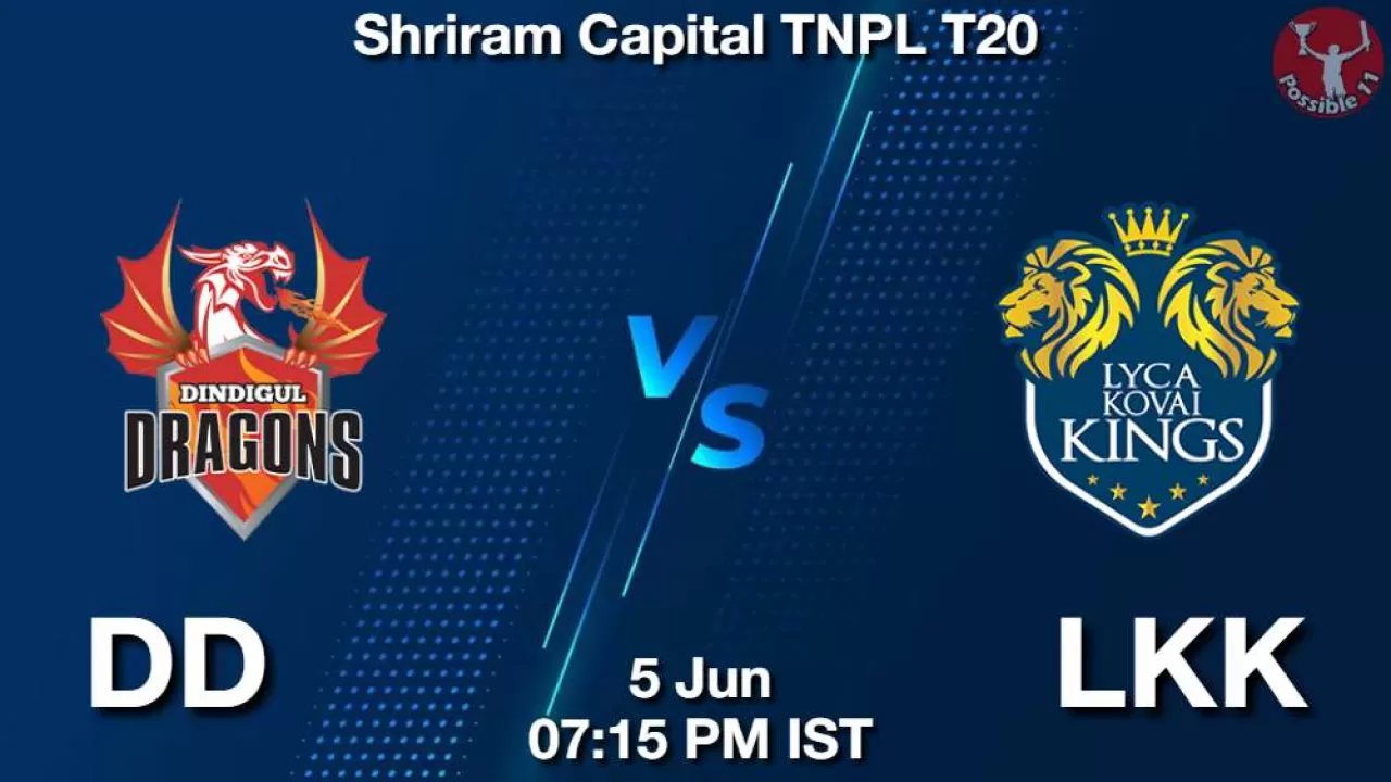 TNPL T20 : DD vs LKK Dream11 Prediction  in hindi, Match Preview, 1st Match