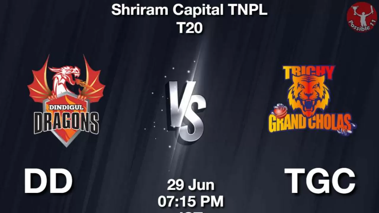 TNPL T20 : DD vs TGC Dream11 Prediction in Hindi, Match Preview, 28th Match