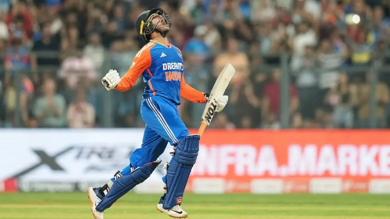 abhishek sharma ind vs wi