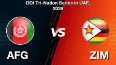 AFG vs ZIM 2nd Match Picture