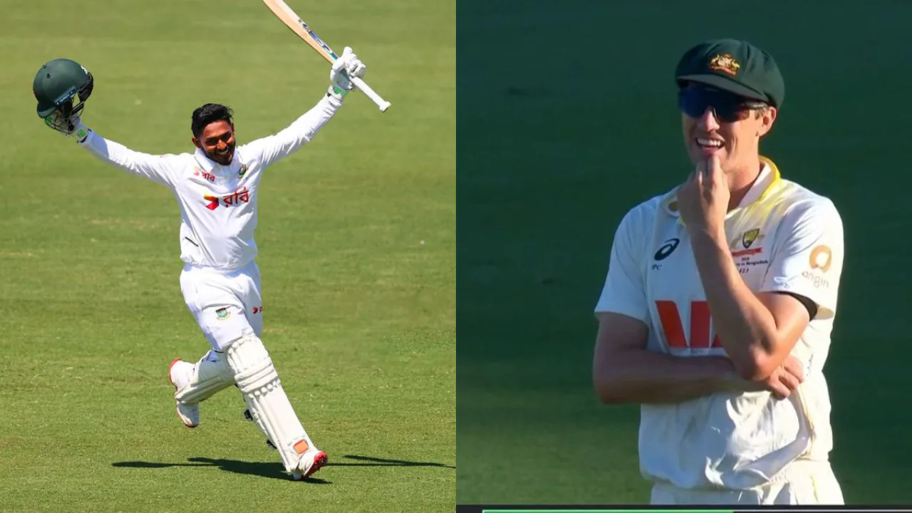 AUS vs BAN पहला टेस्ट, दूसरा दिन: तंज़िद हसन के शतक से बांग्लादेश आगे