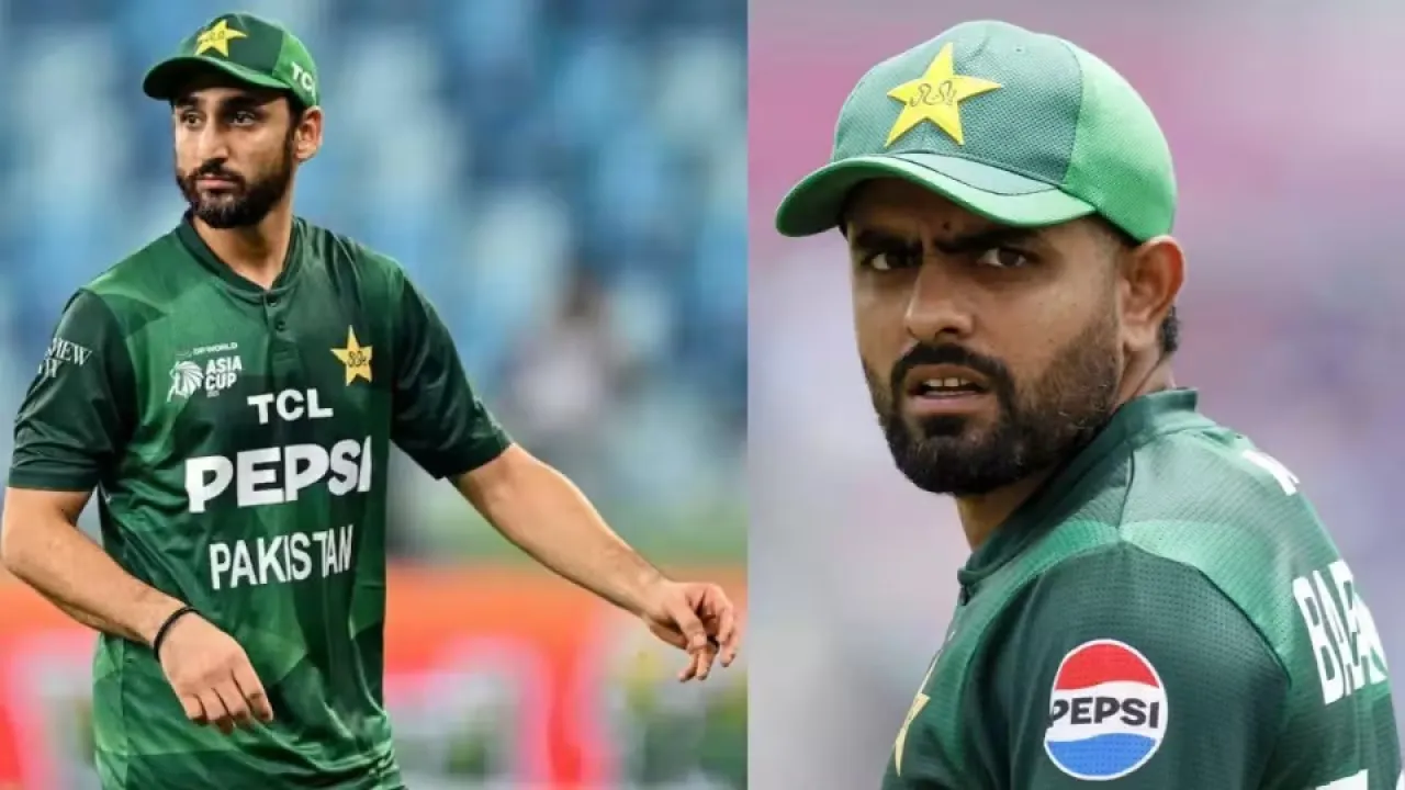 babar azam and salman eng vs ind 1st test