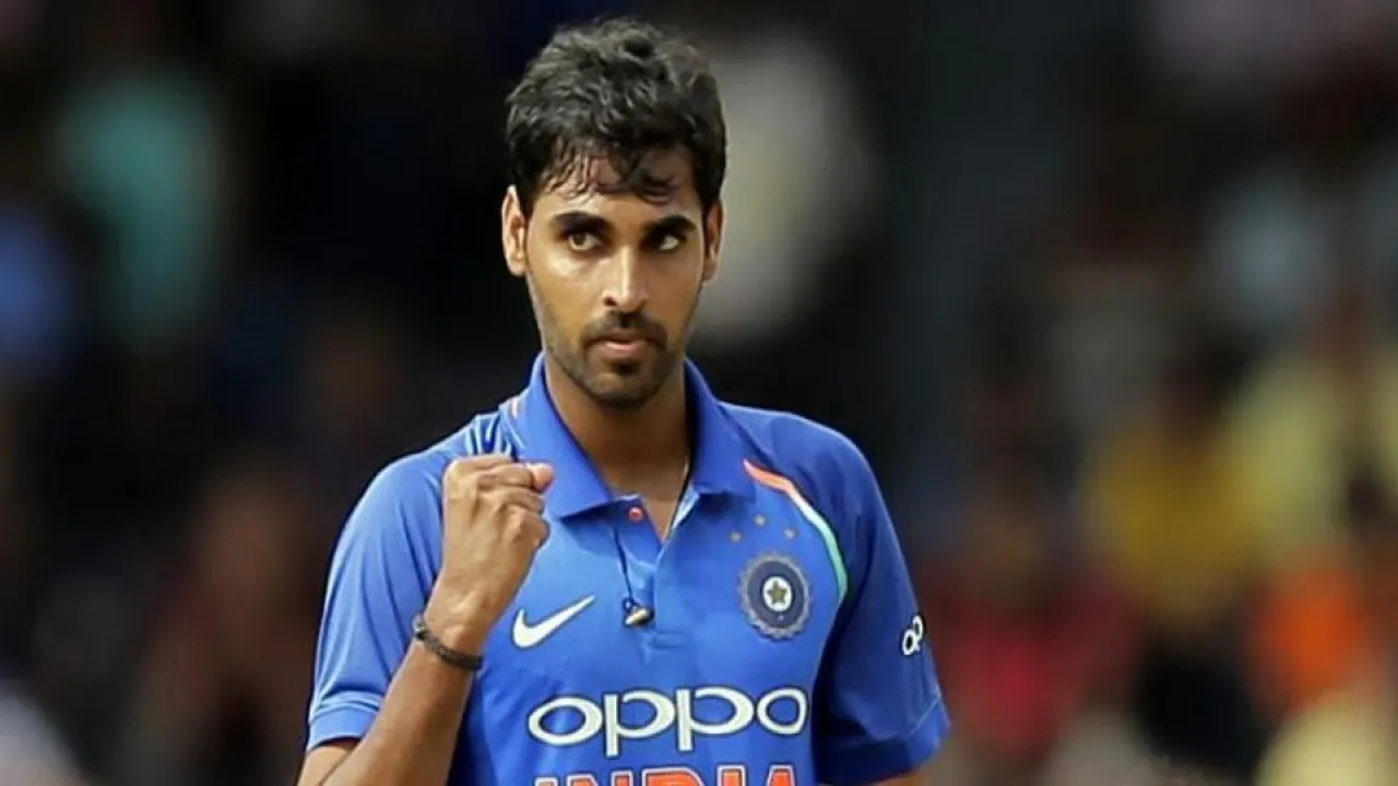 bhuvneshwar kumar indian jersey