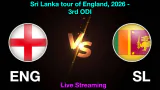 ENG vs SL 3rd