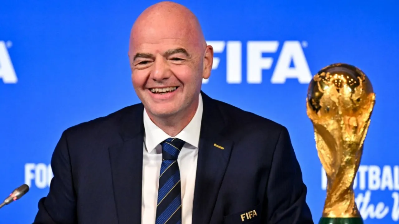fifa president gianni infantino confirms 64 team 1