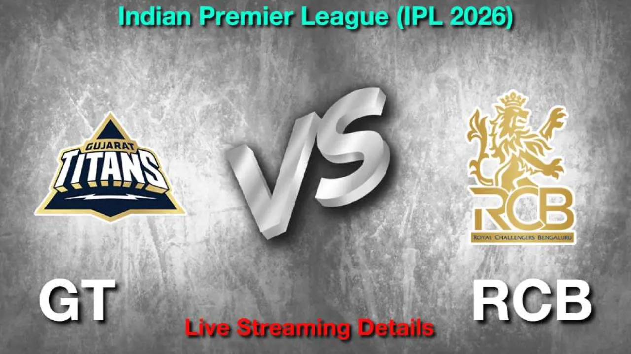 GT vs RCB आईपीएल मैच 42वां, लाइव स्ट्रीमिंग और टेलीकास्ट कैसे देखें, 30 अप्रैल 2026