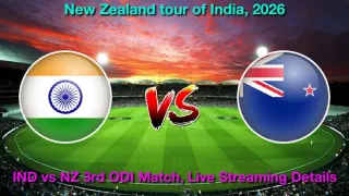 How to Watch IND vs NZ 3rd ODI, Live Streaming and Telecast, Jan 18, 2026