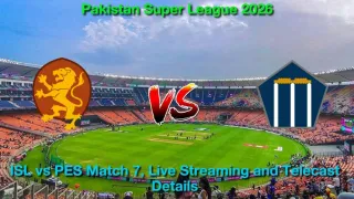 How to Watch ISL vs PES PSL Match 7, Live Streaming and Telecast, Mar 31, 2026