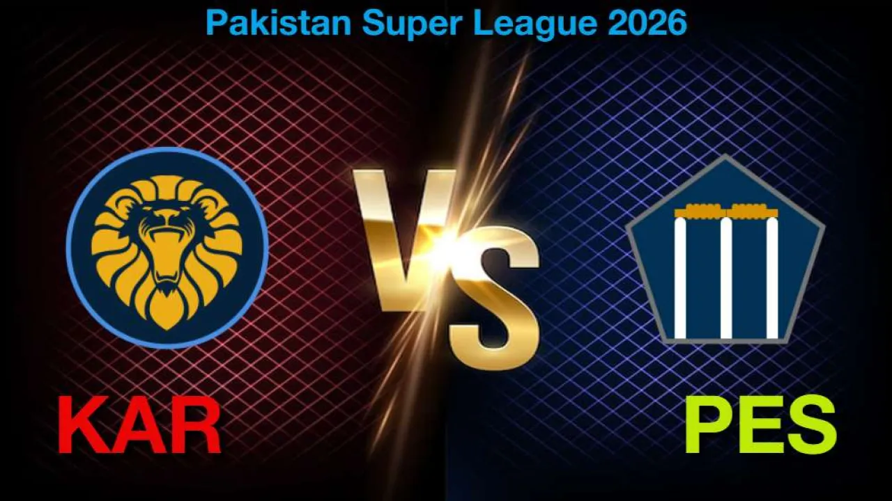 KAR बनाम PES PSL मैच 17, लाइव स्ट्रीमिंग और टेलीकास्ट, 9 अप्रैल, 2026 कैसे देखें