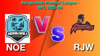 How to Watch Noakhali vs Rajshahi Match 17, Live Streaming and Telecast, Jan 8, 2026