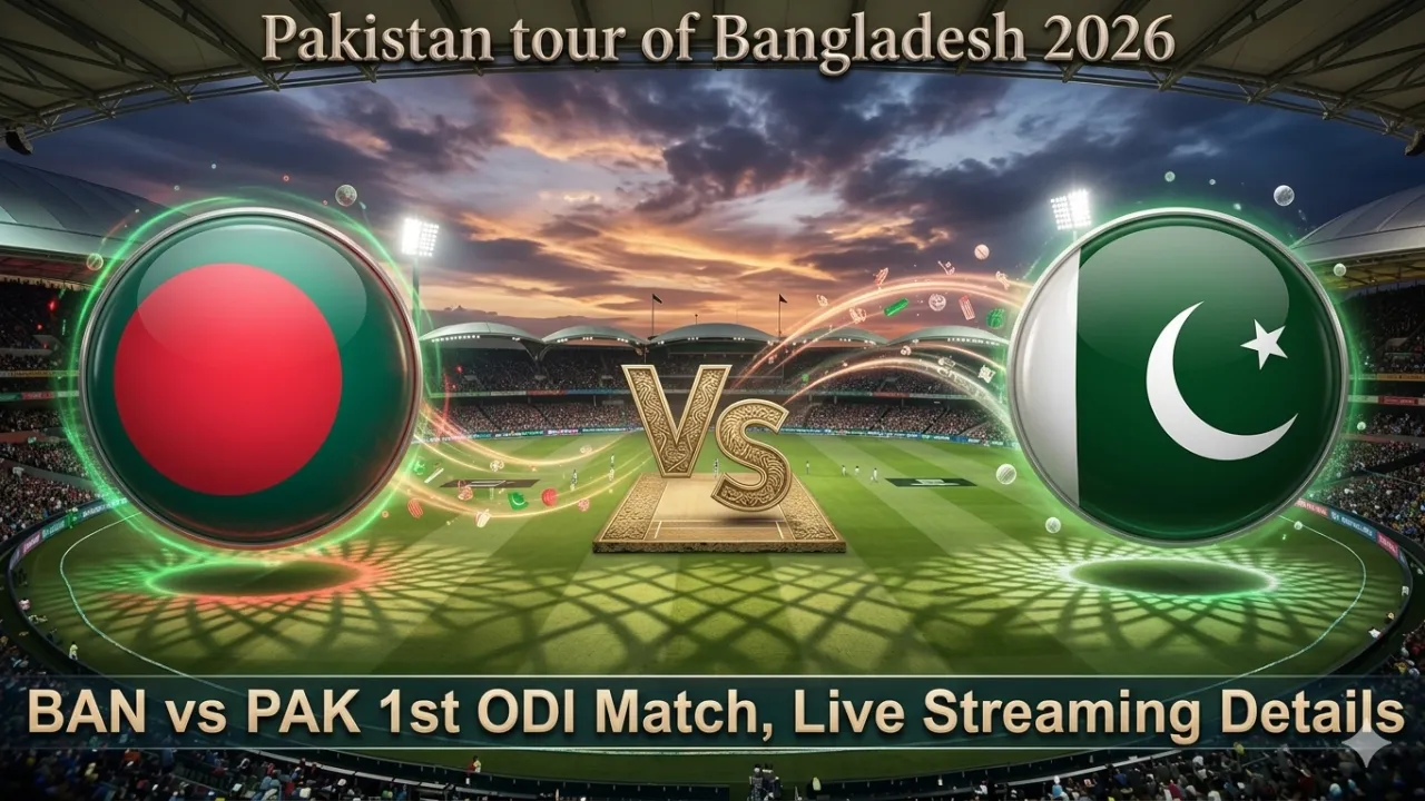 PAK vs BAN 1st ODI मैच, लाइव स्ट्रीमिंग और टेलीकास्ट कैसे देखें, मार्च 11, 2026
