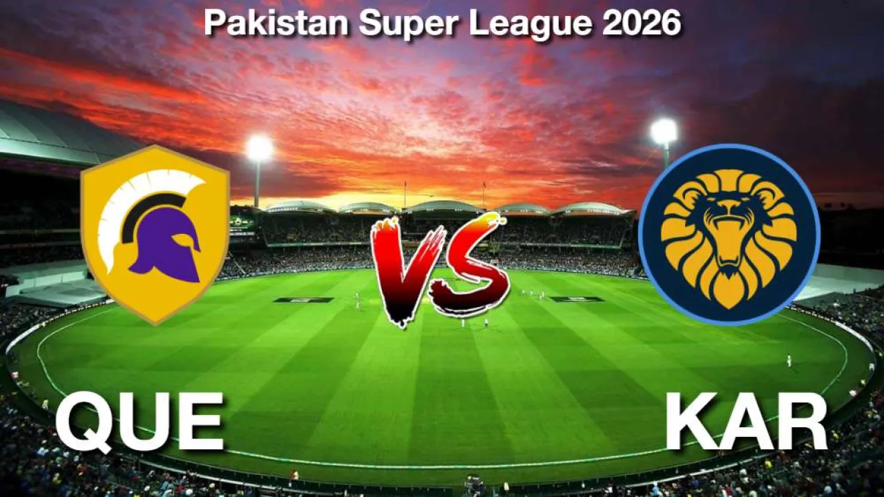 QUE बनाम KAR PSL मैच 37, लाइव स्ट्रीमिंग और टेलीकास्ट कैसे देखें, 25 अप्रैल, 2026