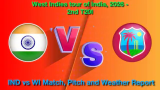 IND vs WI 2nd