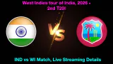 IND vs WI लाइव