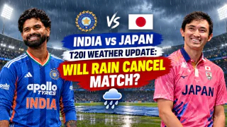 भारत-जापान T20I मौसम अपडेट: