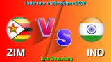 India vs Zimbabwe 1st T20I Live Streaming: When and Where to Watch IND vs ZIM Live Telecast