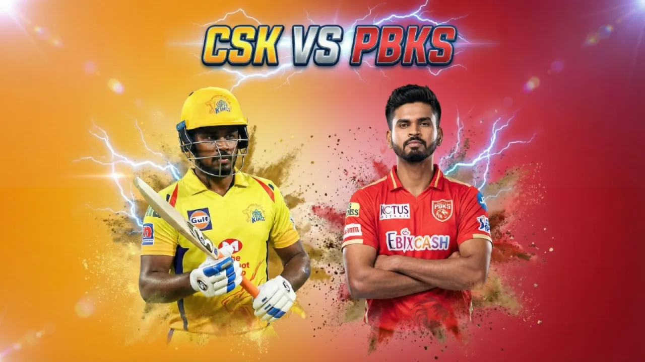 IPL 2026: CSK बनाम PBKS हेड-टू-हेड, पिच रिपोर्ट, खिलाड़ी के आँकड़े